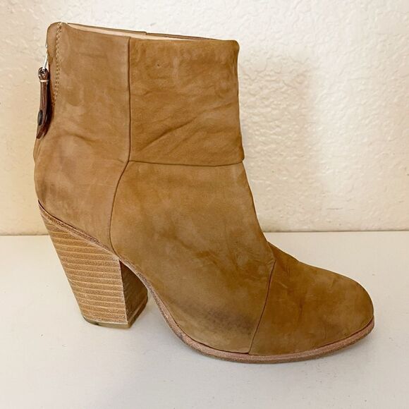 Rag & Bone Classic Newbury style ankle boots in tan size 37 - Picture 11 of 11
